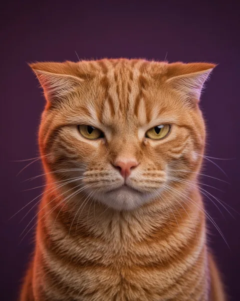 annoyed cat